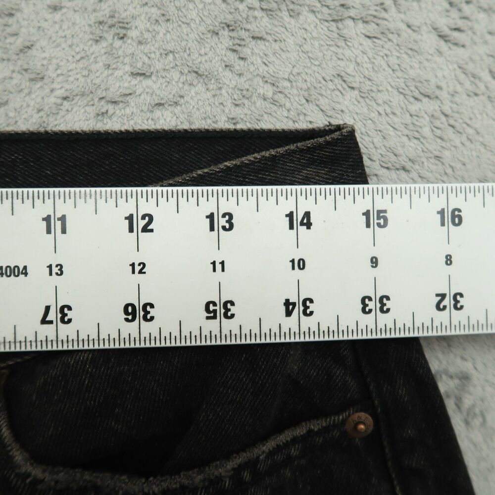 Abercrombie & Fitch Black Wide Leg Jeans - Picture 4 of 16